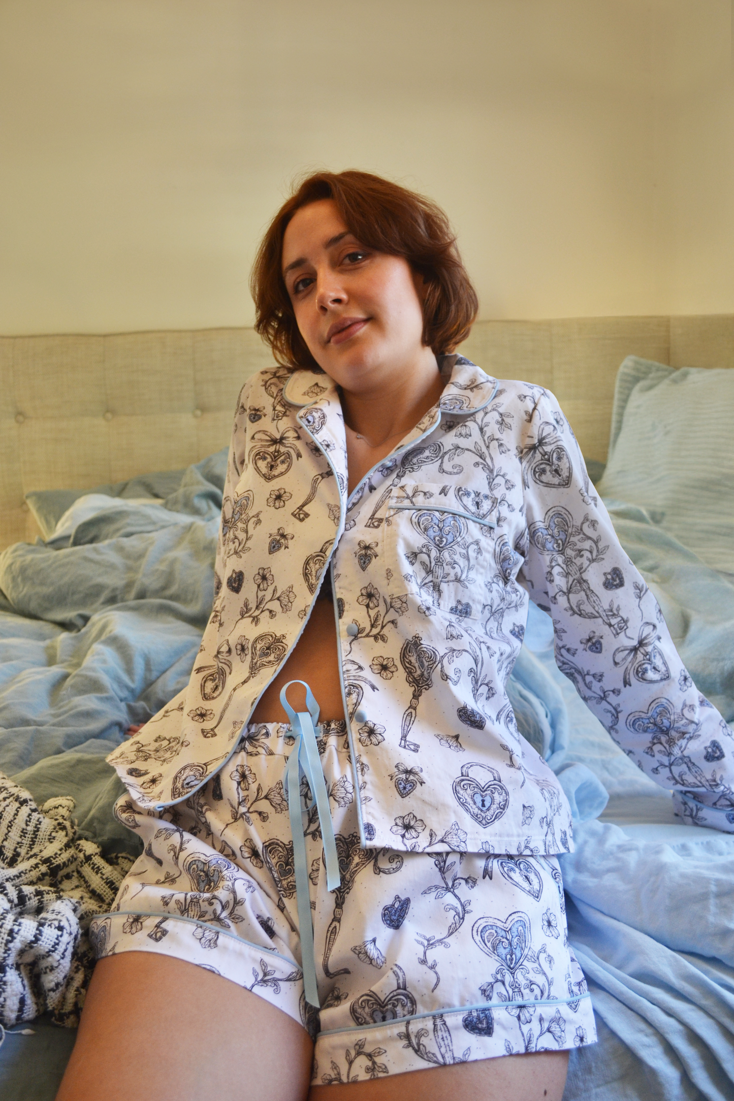 Classic Pajama Sets (Powder Blue)