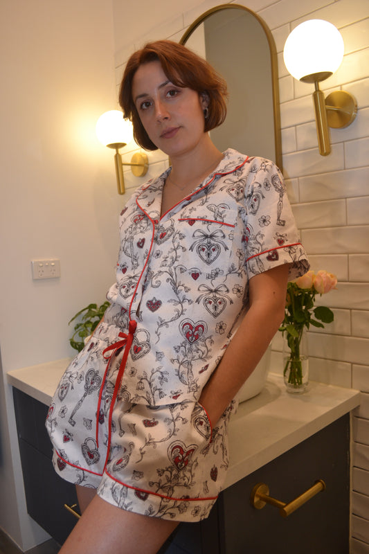 Classic Pajama Sets (Vintage Berry)
