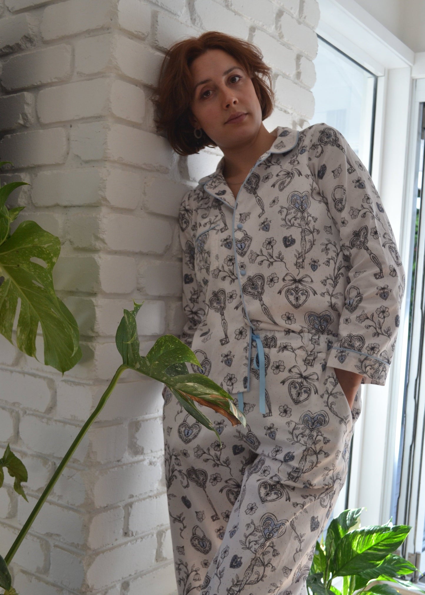 Classic Pajama Sets (Powder Blue)